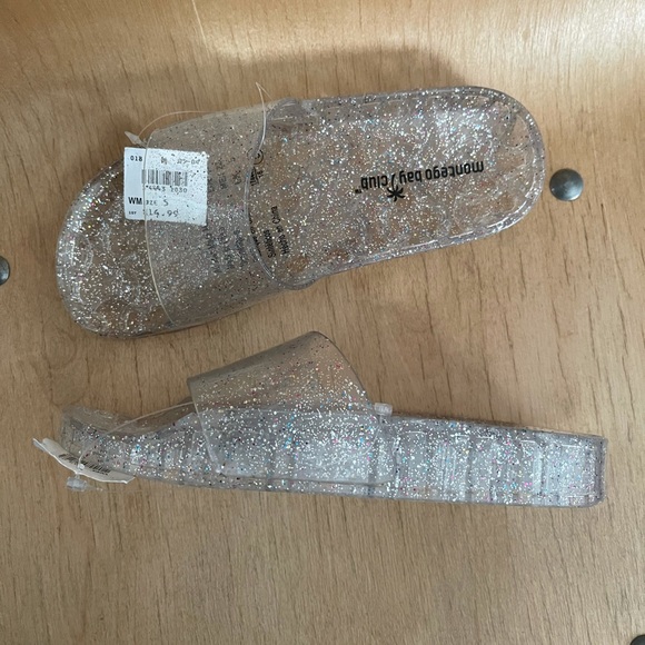 Jelly Sparkly Sandals Slides - Picture 3 of 5